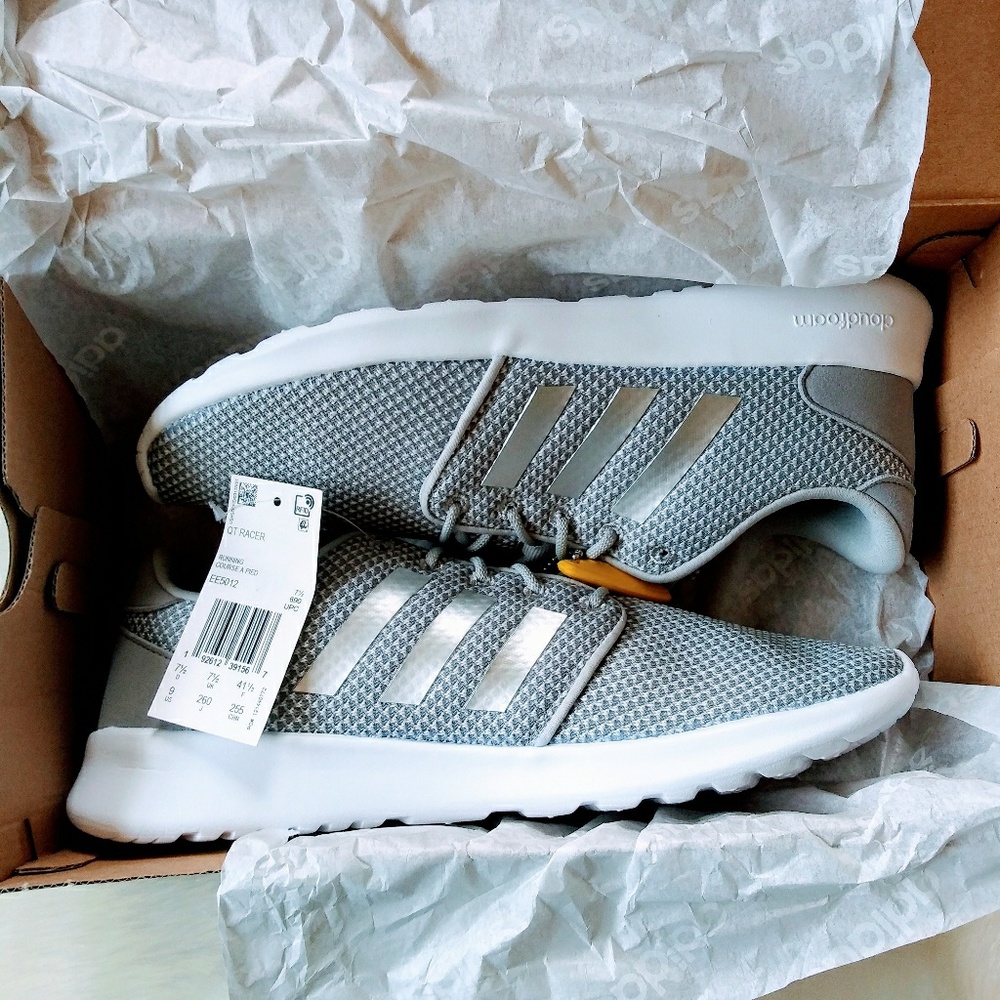 Adidas QT Racer Womens Running Sneakers - Picture 5 of 8